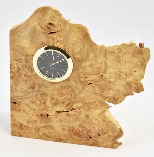 Maple Burl Clock